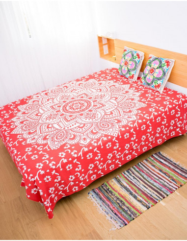 Red Double Bedspread