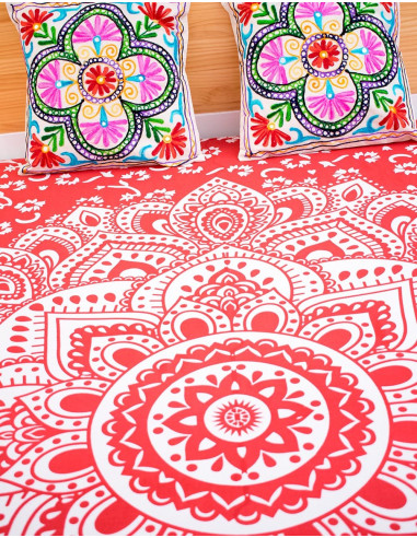 Red Double Bedspread