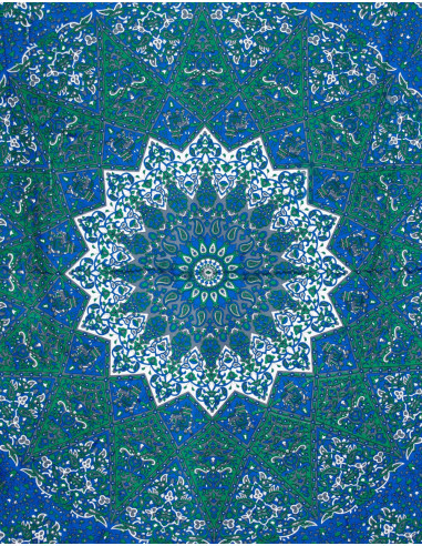 Couvre-lit étoile bleue