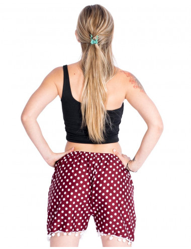 Polka Dot and Pompom Shorts 2