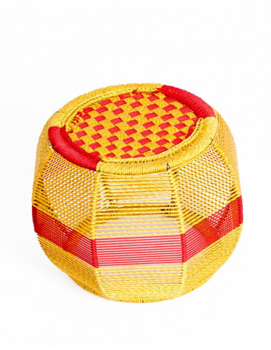 Sgabello rotondo di design fatto a mano in...
