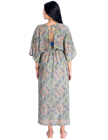 Vestido Decote Duplo