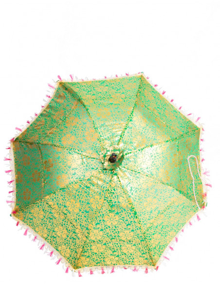 Grüner Sonnenschirm