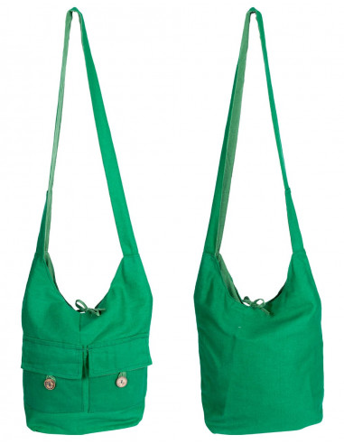 Sac à bandoulière aux couleurs unies