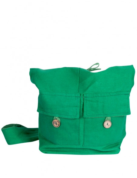 Sac à bandoulière aux couleurs unies