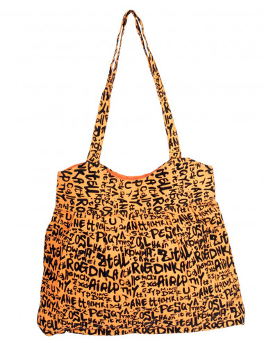 Black Inscriptions Bag