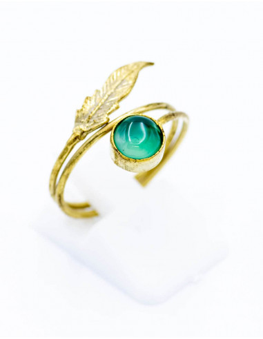 Bague Spirale avec Pierre
