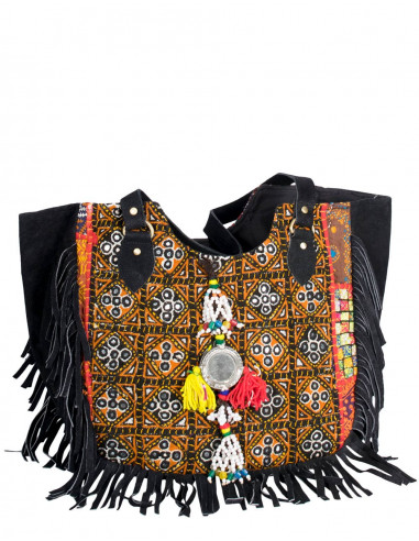 Bolsa Boho com franjas