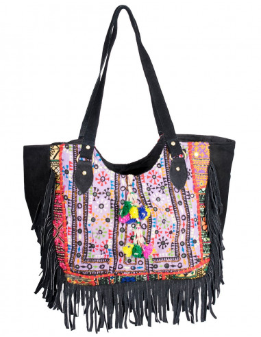 Bolsa Boho com franjas