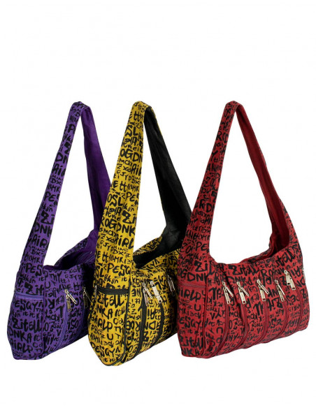 Cerniere per borse e iscrizioni