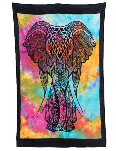 Bunte Elefant-Tapisserie