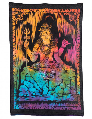 Arazzo di Dio Shiva Batik