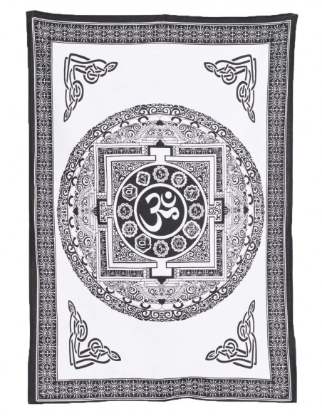 Tapeçaria Símbolo Om P&B