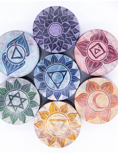 Caixas de pedra 7 chakras