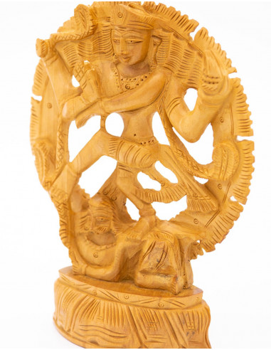 Statua in legno di Shiva