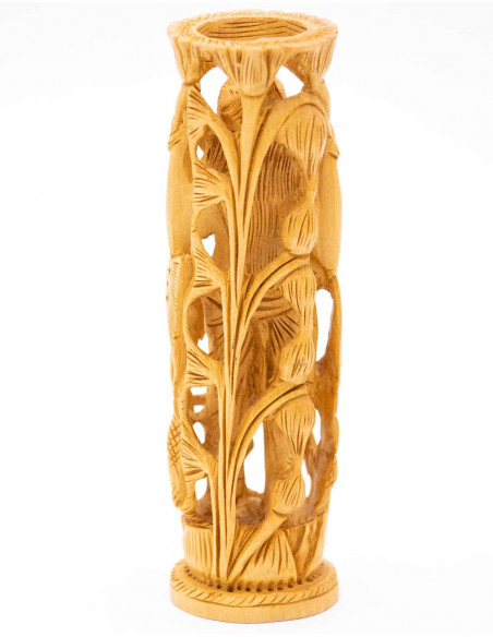Lakshmi Wood Tower Statue