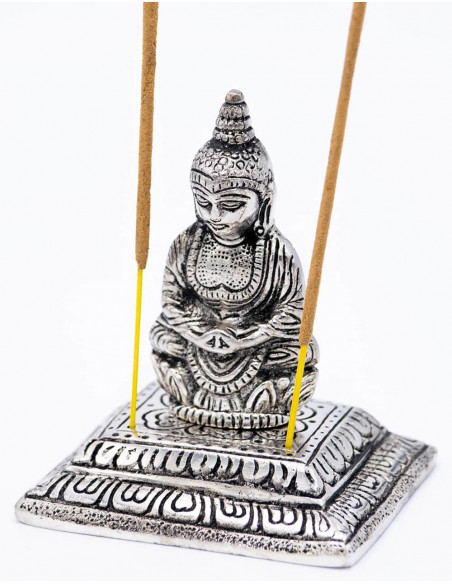 Buddha Metall Statue Räucherstäbchenhalter