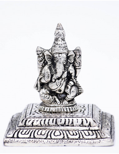 Statua del bruciatore di Ganesha in metallo