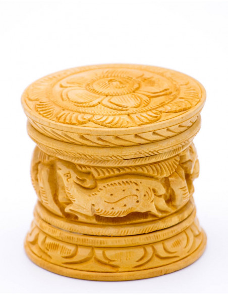 Carved Wood Boxes