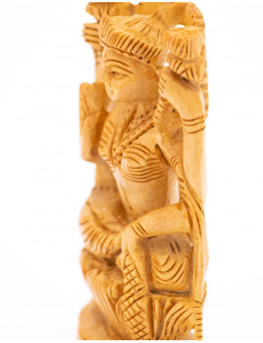 Statua in legno della dea...
