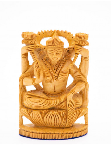 estatua-lakshmi-madera-tallada-a-mano 2