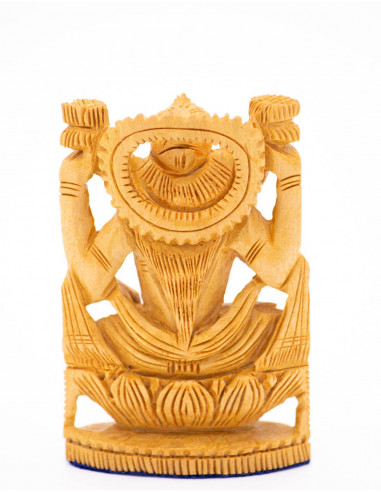 Statua in legno della dea Lakshmi