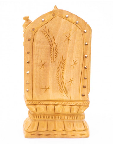 Statua scolpita della dea Saraswati