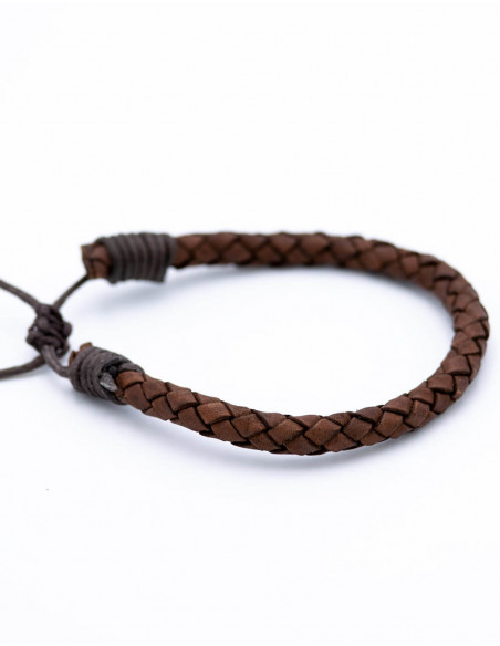 pulsera-simil-cuero-trenzado-unisex-india