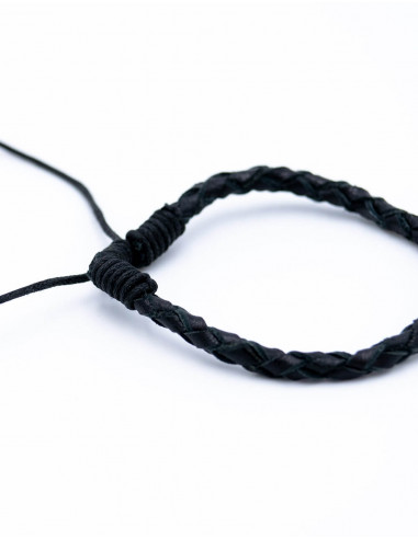 Pulseira Simples de Couro Simil