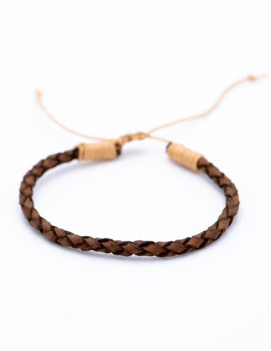 Pulseira Simples de Couro Simil