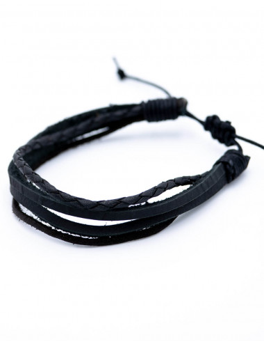 Bracelet en cuir Simil...