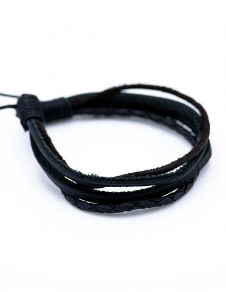 Bracelet en cuir Simil multiples
