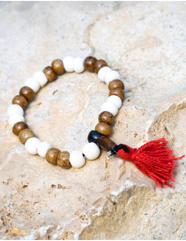 Bracelet Tibétain en Os