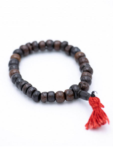 Mala Braunes Knochenarmband