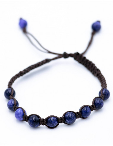 Macrame Bracelet with Sodalite Stone