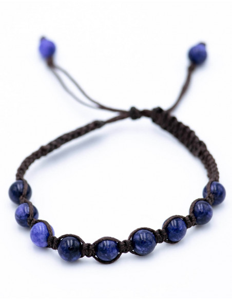 Macrame Bracelet with Sodalite Stone