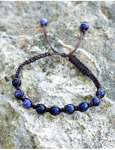 Pulseira de macramê com...