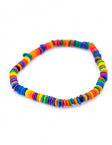 Multicolored Bone Bracelet
