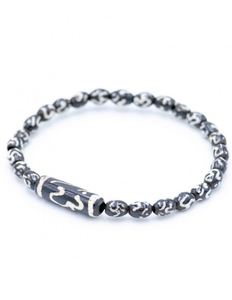 Unisex-Armband aus feinem Knochen