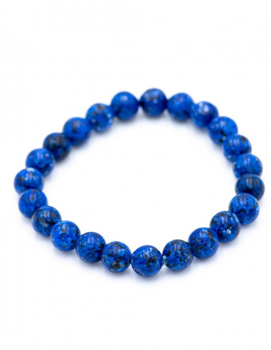 Bracciale in pietra naturale di lapislazzuli