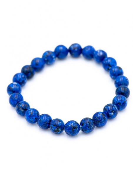 Bracciale in pietra naturale di lapislazzuli