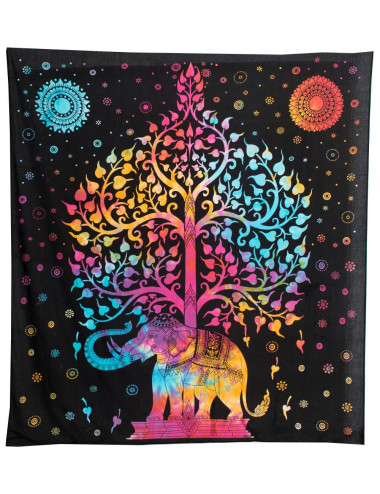 Elephant and Tree Wall...