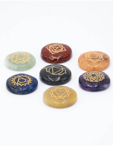 Borsa con 7 Pietre Chakra