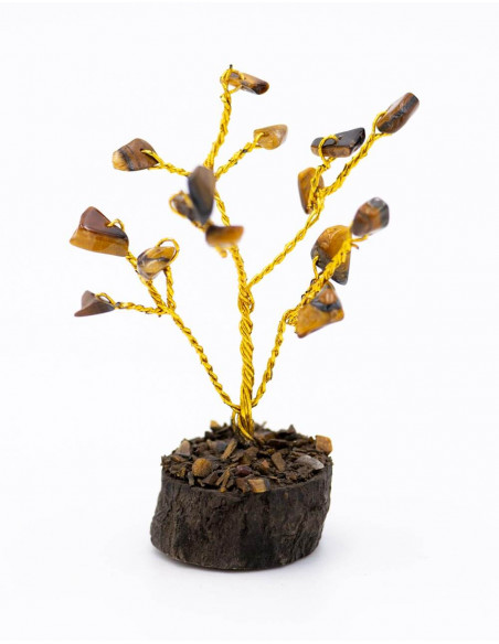 Energiebaum Tigerauge Stein