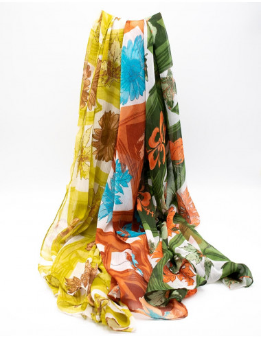 Herbst-Chiffon-Schal
