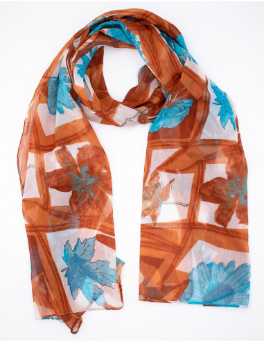 Herbst-Chiffon-Schal