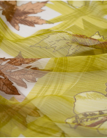 Écharpe en mousseline d'automne