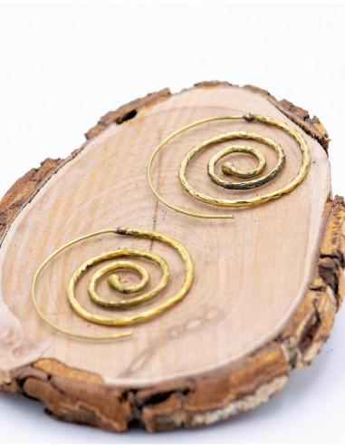 Runde baumelnde Ohrringe