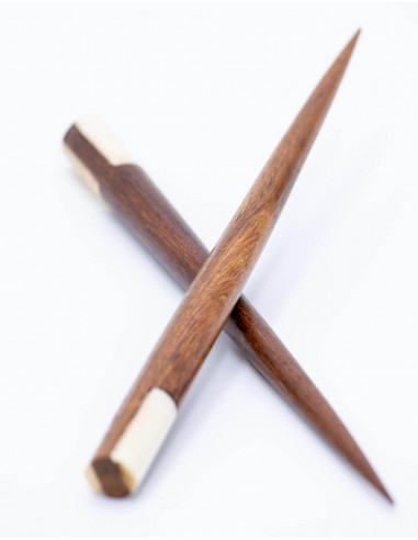 Wood and Bone Hair Stick