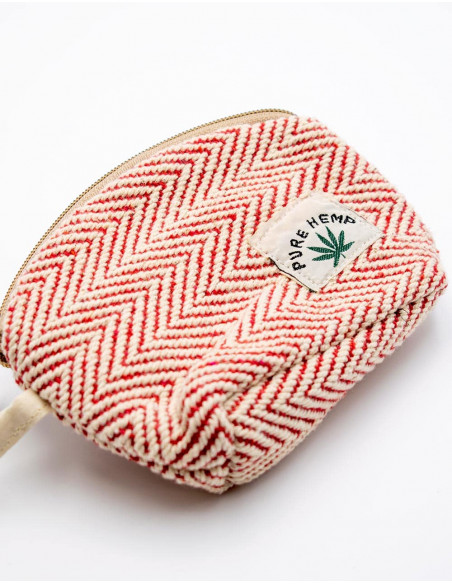 Bolsa de Higiene de Cânhamo Vermelho